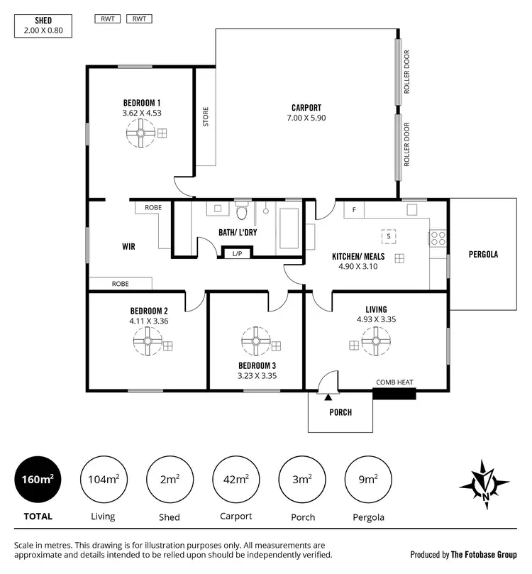 Floorplan of Homely house listing, 6 Fortisgreen Avenue, Pennington SA 5013