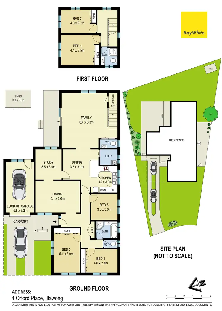 Floorplan of Homely house listing, 4 Orford Place, Illawong NSW 2234