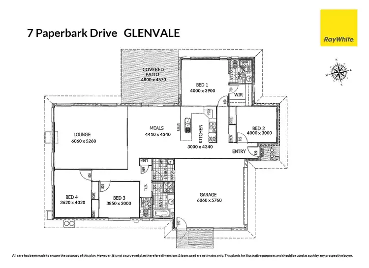 Floorplan of Homely house listing, 7 Paperbark Drive, Glenvale QLD 4350
