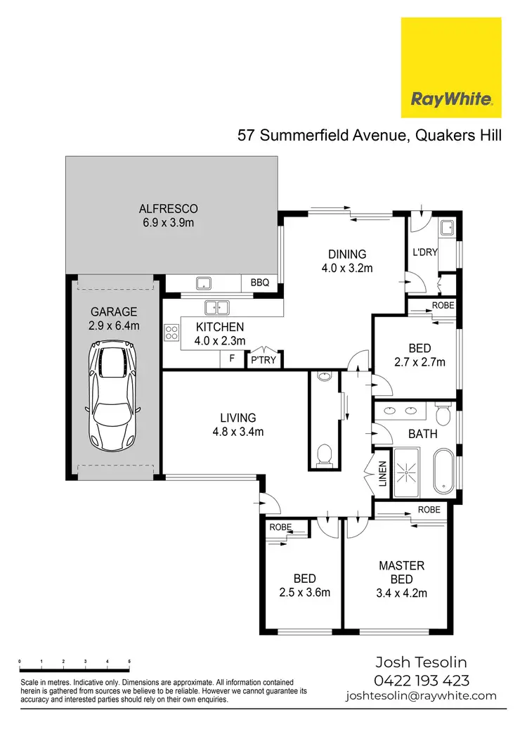 Floorplan of Homely house listing, 57 Summerfield Avenue, Quakers Hill NSW 2763