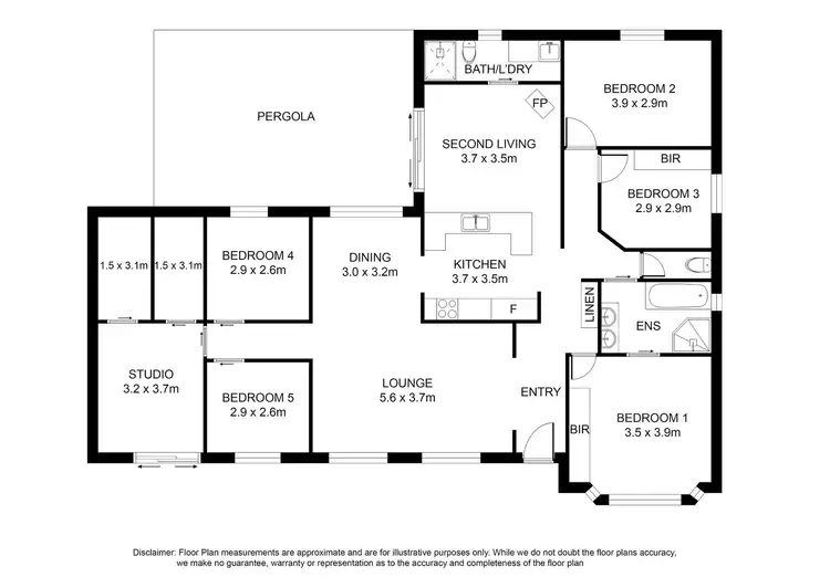 Floorplan of Homely house listing, 7 Kingsley Court, Mount Gambier SA 5290