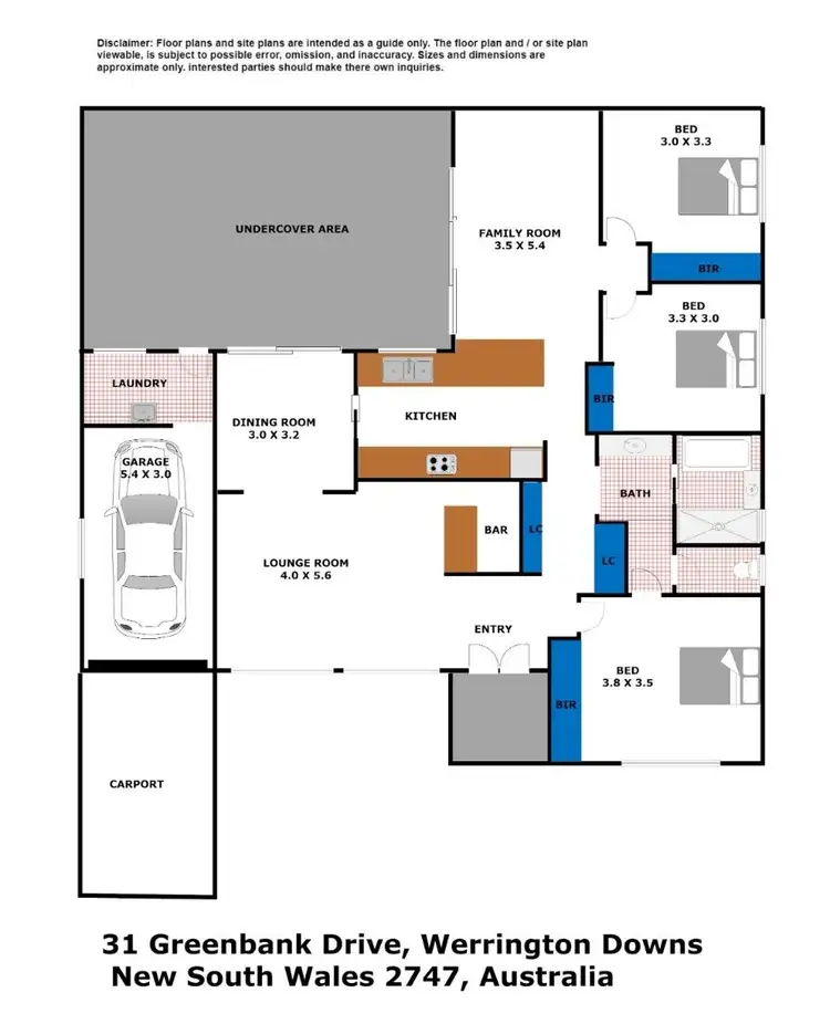 Floorplan of Homely house listing, 31 Greenbank Drive, Werrington Downs NSW 2747