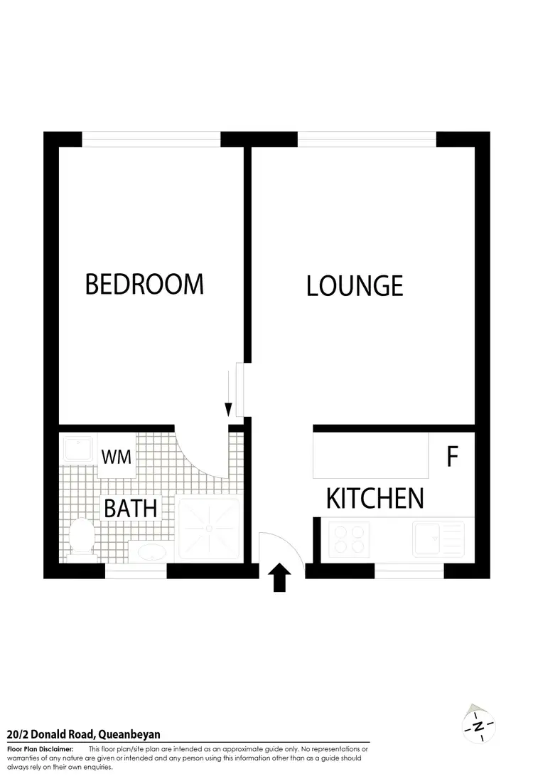 Floorplan of Homely apartment listing, 20/2 Donald Road, Queanbeyan NSW 2620