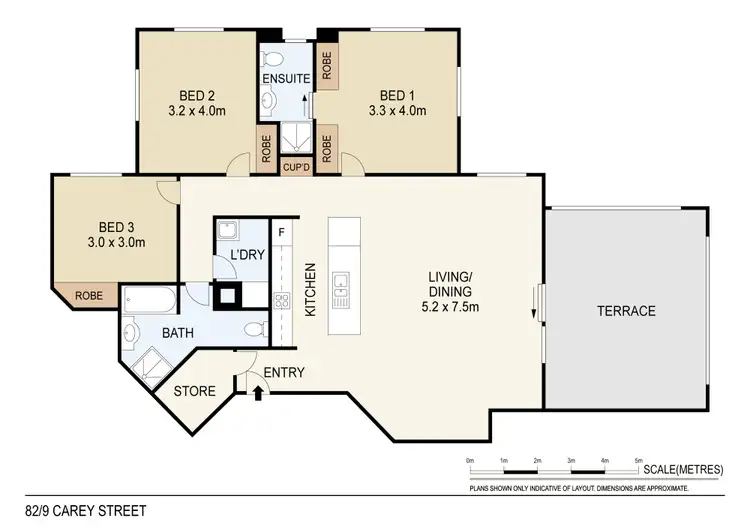Floorplan of Homely apartment listing, 82/9 Carey Street, Darwin City NT 800