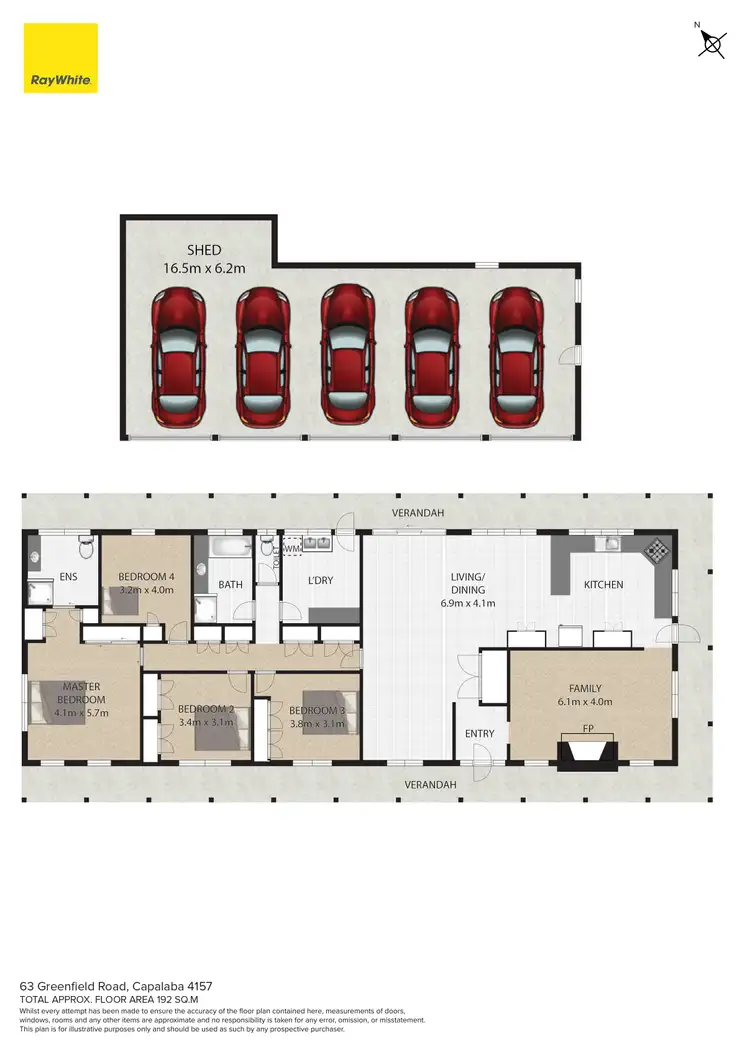 Floorplan of Homely house listing, 63 Greenfield Road, Capalaba QLD 4157