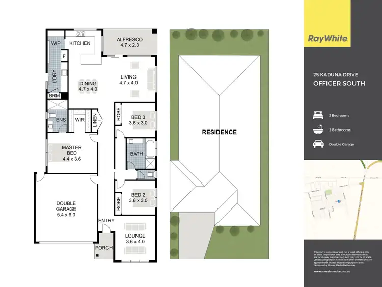 Floorplan of Homely other listing, 25 Kaduna Drive, Officer South VIC 3809