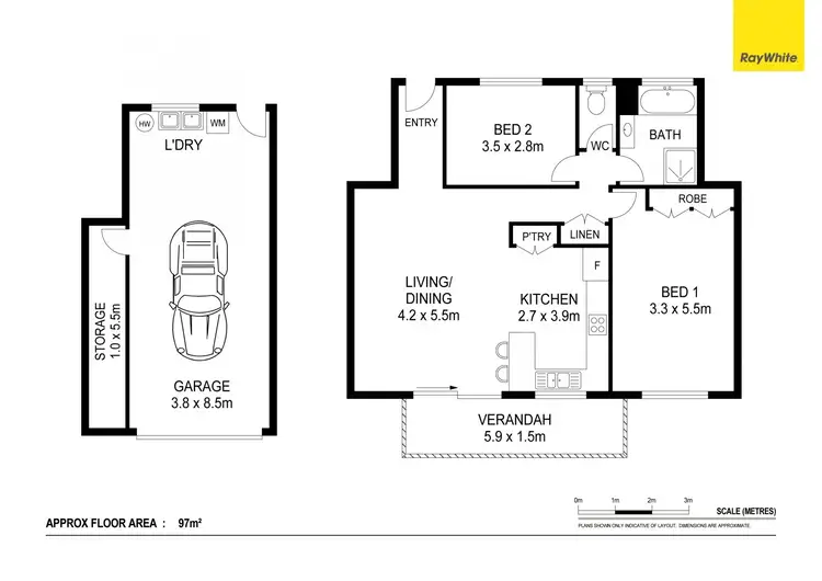 Floorplan of Homely unit listing, 5/63 Stuckey Road, Clayfield QLD 4011