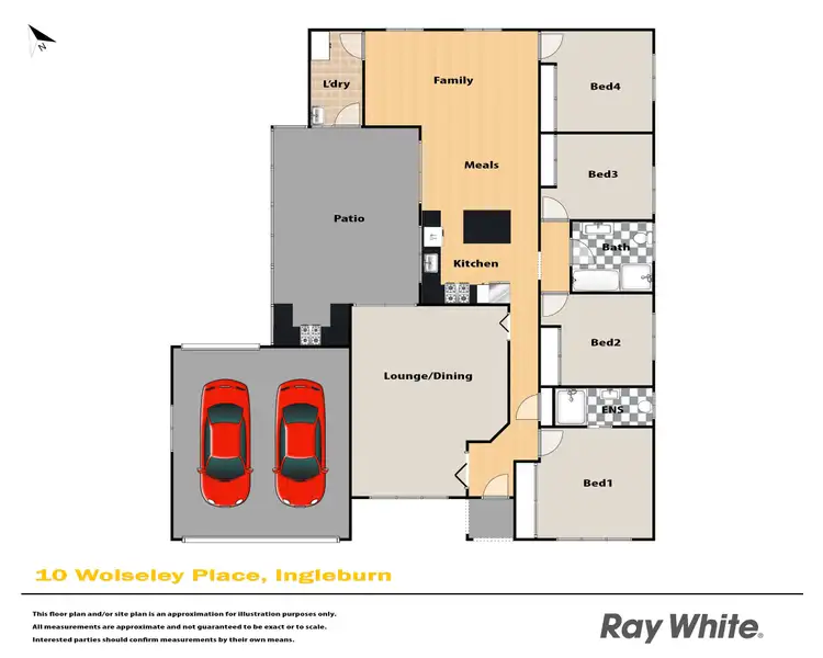 Floorplan of Homely house listing, 10 Wolseley Place, Ingleburn NSW 2565