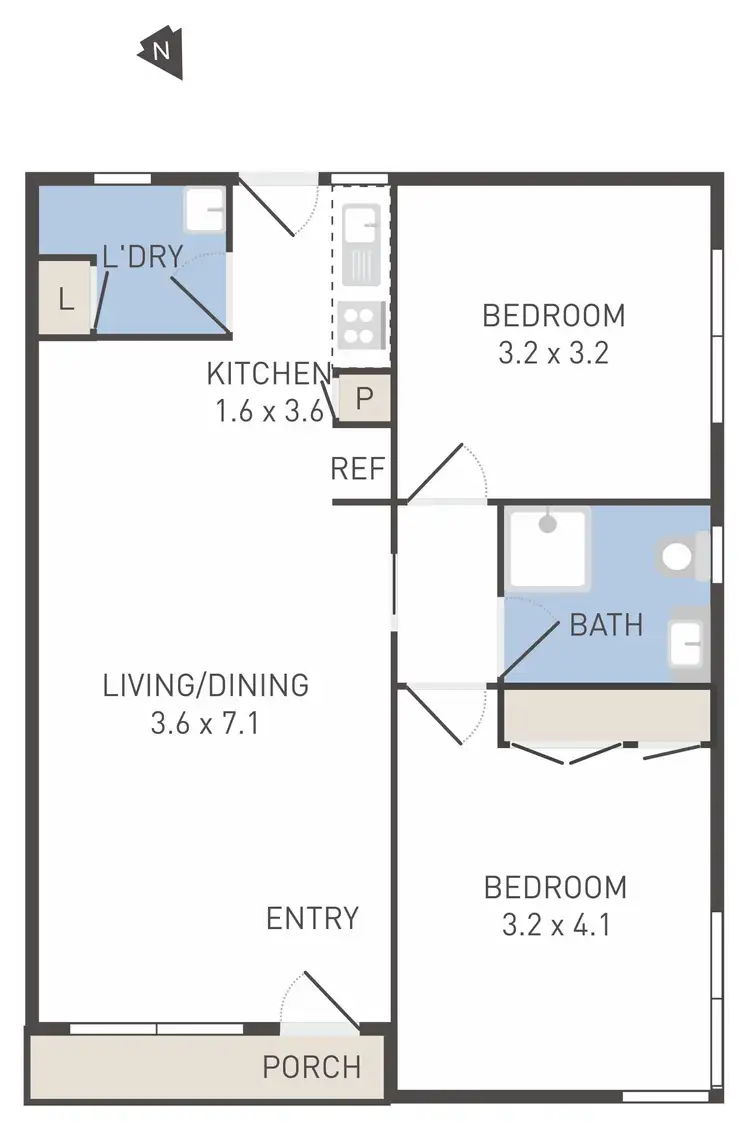 Floorplan of Homely house listing, 4/1 Bowman Street, Werribee VIC 3030
