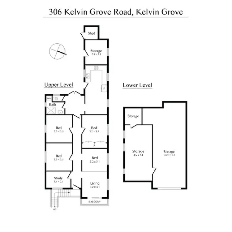 Floorplan of Homely house listing, 306 Kelvin Grove Road, Kelvin Grove QLD 4059