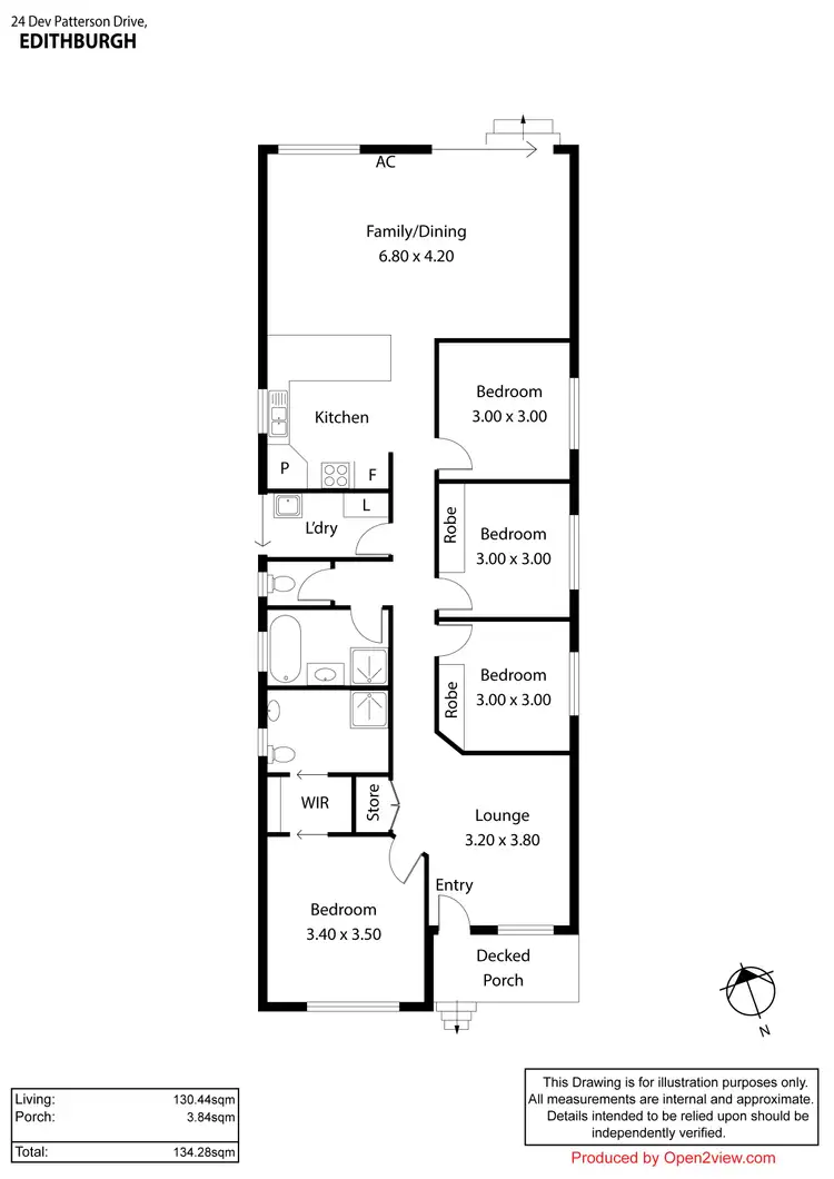Floorplan of Homely house listing, 24 Dev Patterson Drive, Edithburgh SA 5583