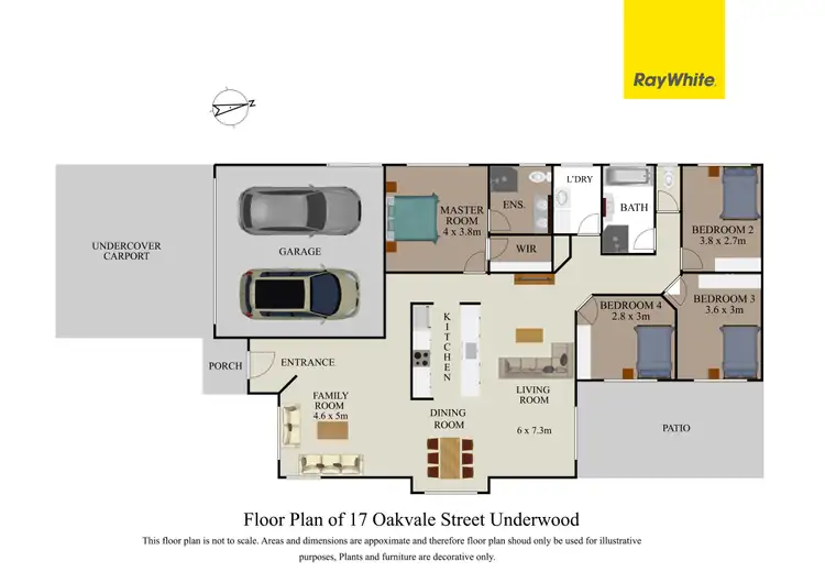 Floorplan of Homely house listing, 17 Oakvale Street, Underwood QLD 4119