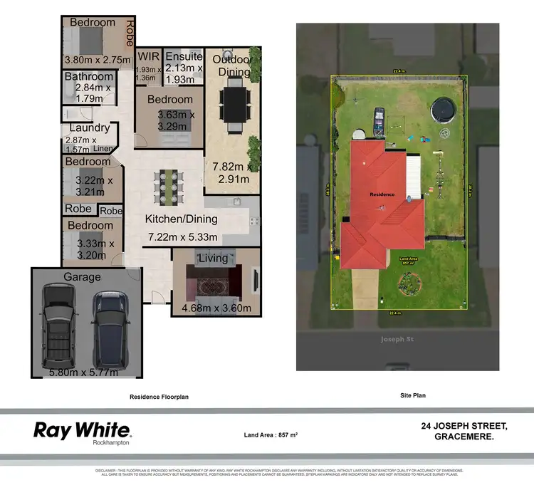 Floorplan of Homely house listing, 24 Joseph Street, Gracemere QLD 4702