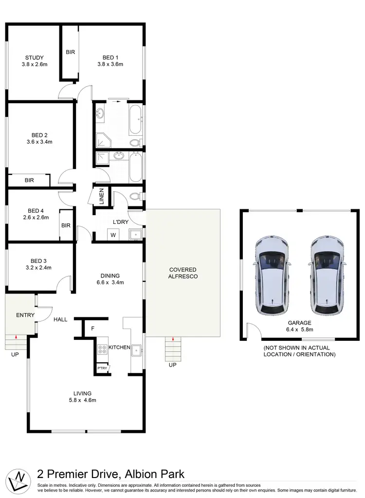 Floorplan of Homely house listing, 2 Premier Drive, Albion Park NSW 2527