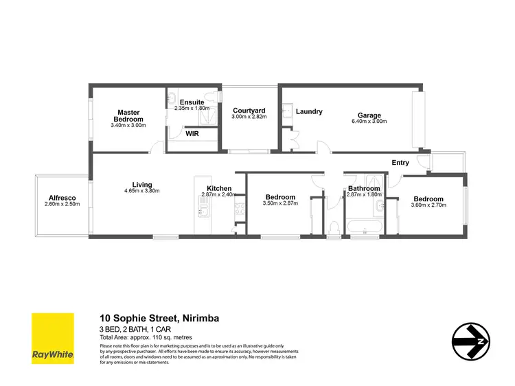 Floorplan of Homely house listing, 10 Sophie Street, Nirimba QLD 4551