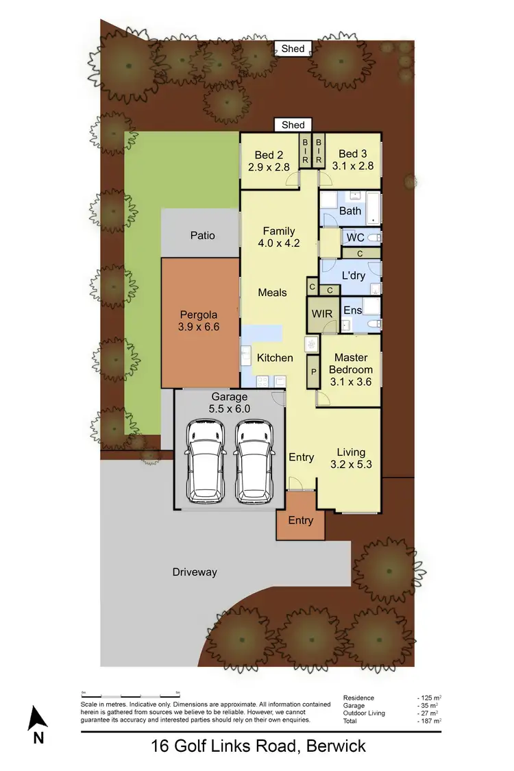 Floorplan of Homely house listing, 16 Golf Links Road, Berwick VIC 3806