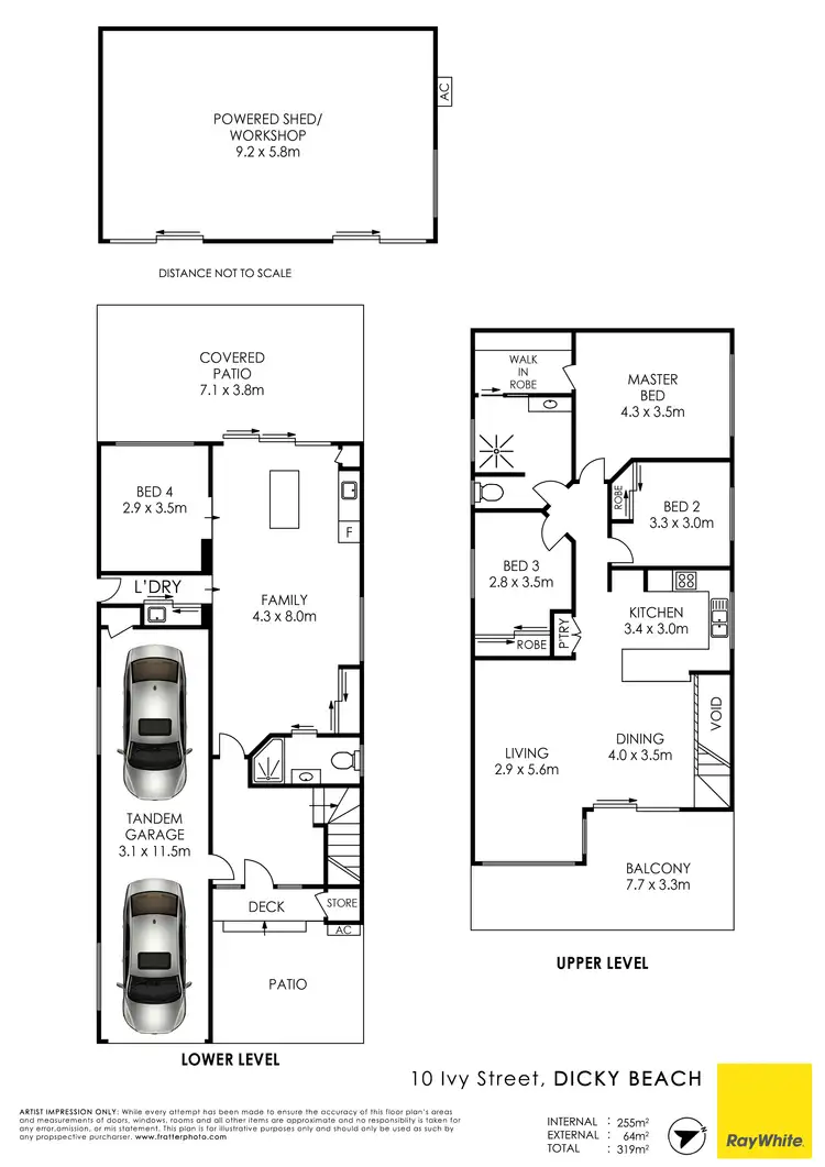 Floorplan of Homely house listing, 10 Ivy Street, Dicky Beach QLD 4551