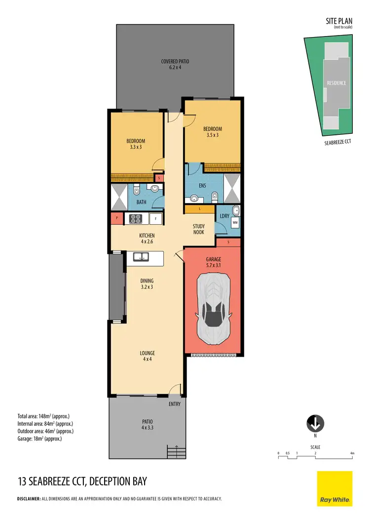 Floorplan of Homely house listing, 13 Seabreeze Circuit, Deception Bay QLD 4508