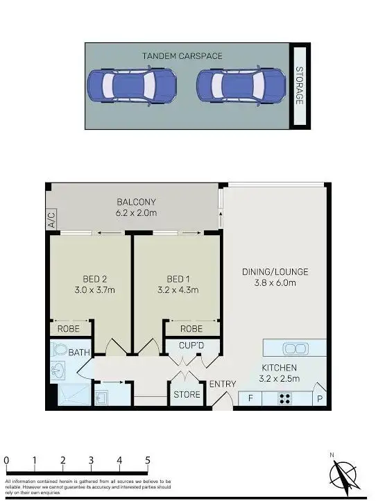 Floorplan of Homely apartment listing, 4101/50 Pemberton Street, Botany NSW 2019