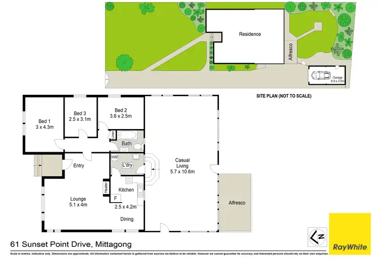 Floorplan of Homely house listing, 61 Sunset Point Drive, Mittagong NSW 2575