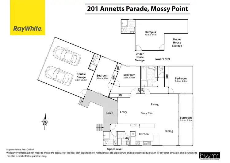 Floorplan of Homely house listing, 201 Annetts Parade, Mossy Point NSW 2537