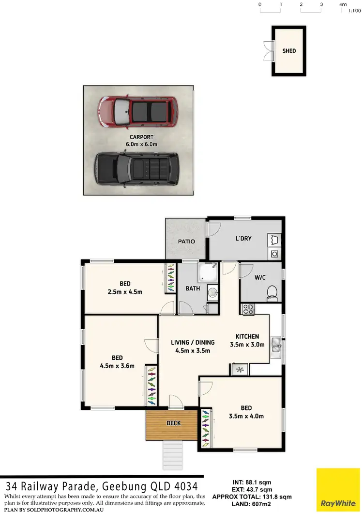Floorplan of Homely house listing, 34 Railway Parade, Geebung QLD 4034