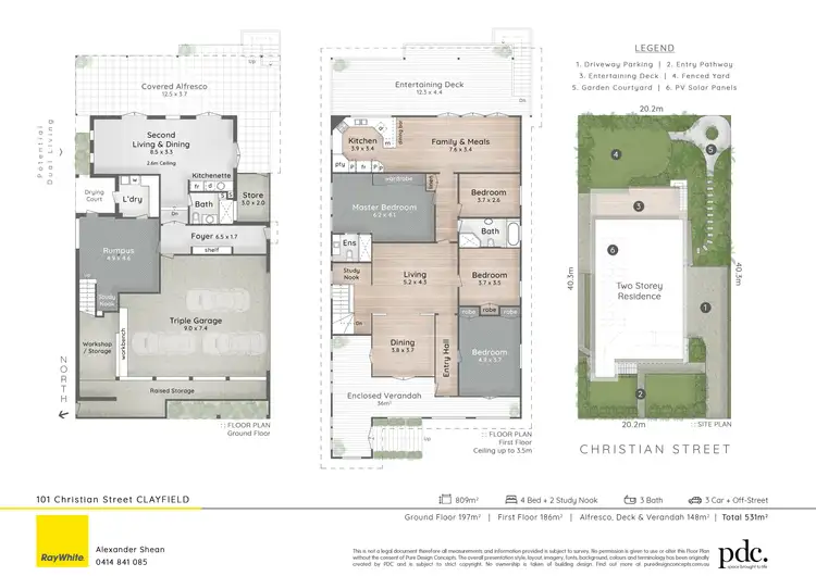 Floorplan of Homely house listing, 101 Christian Street, Clayfield QLD 4011