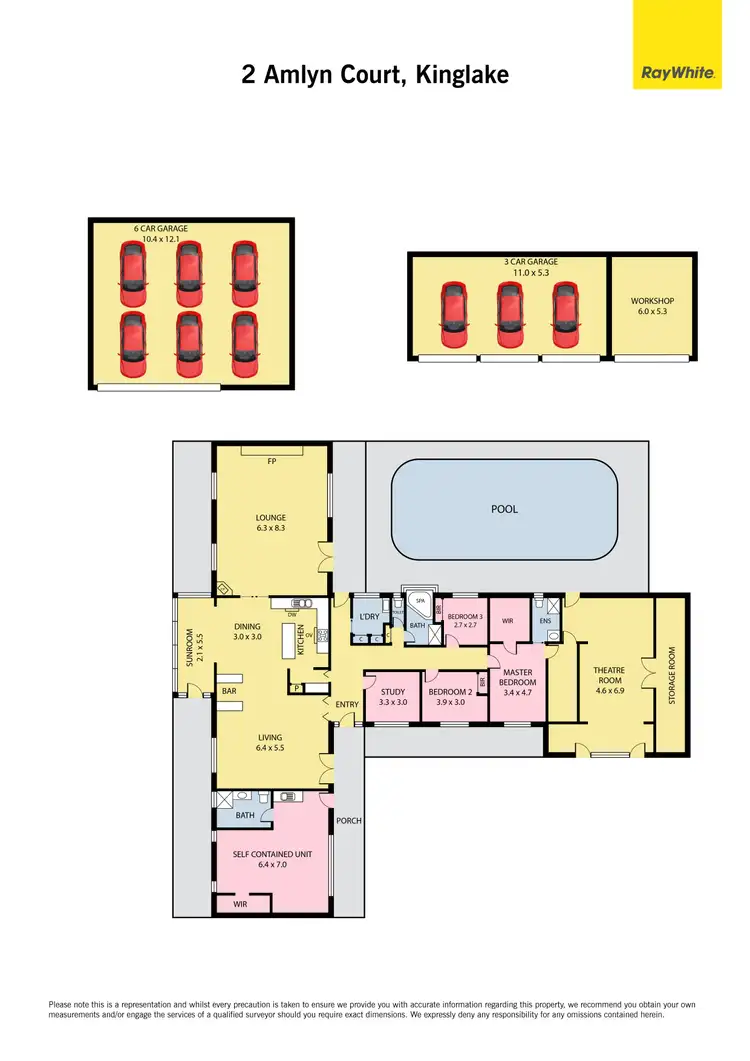 Floorplan of Homely house listing, 2 Amlyn Court, Kinglake West VIC 3757