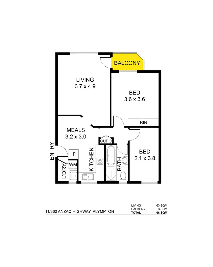 Floorplan of Homely house listing, 11/360 Anzac Highway, Plympton SA 5038