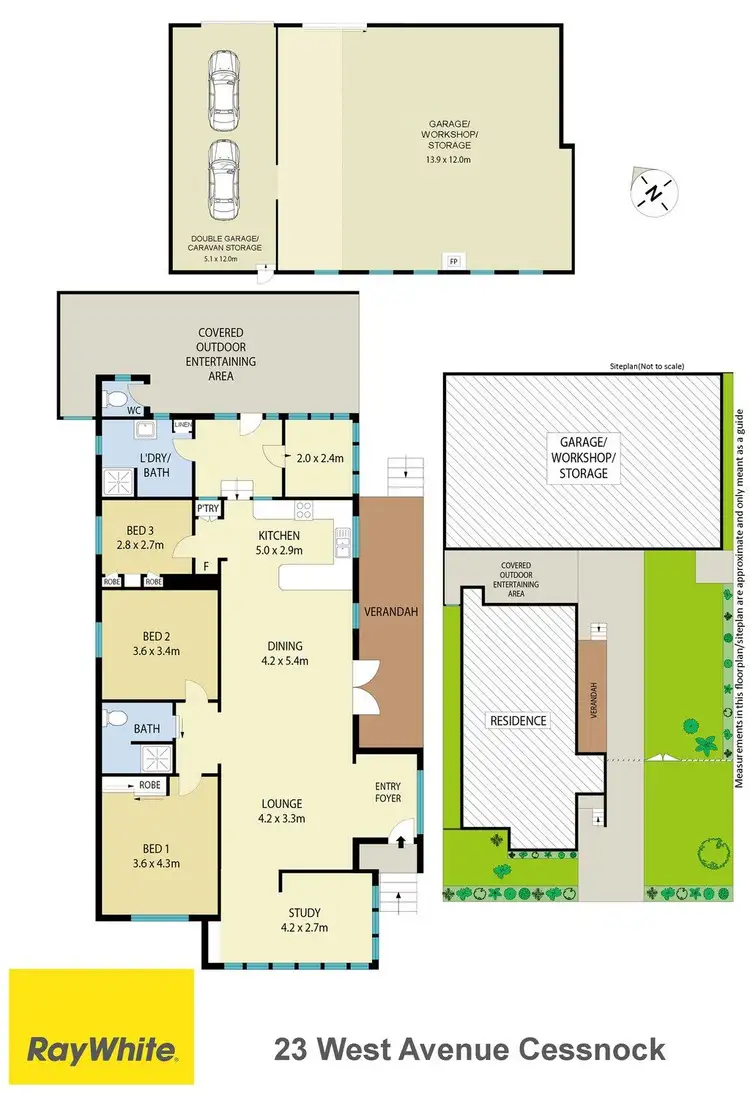 Floorplan of Homely house listing, 23 West Avenue, Cessnock NSW 2325