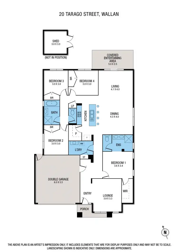 Floorplan of Homely house listing, 20 Tarago Street, Wallan VIC 3756