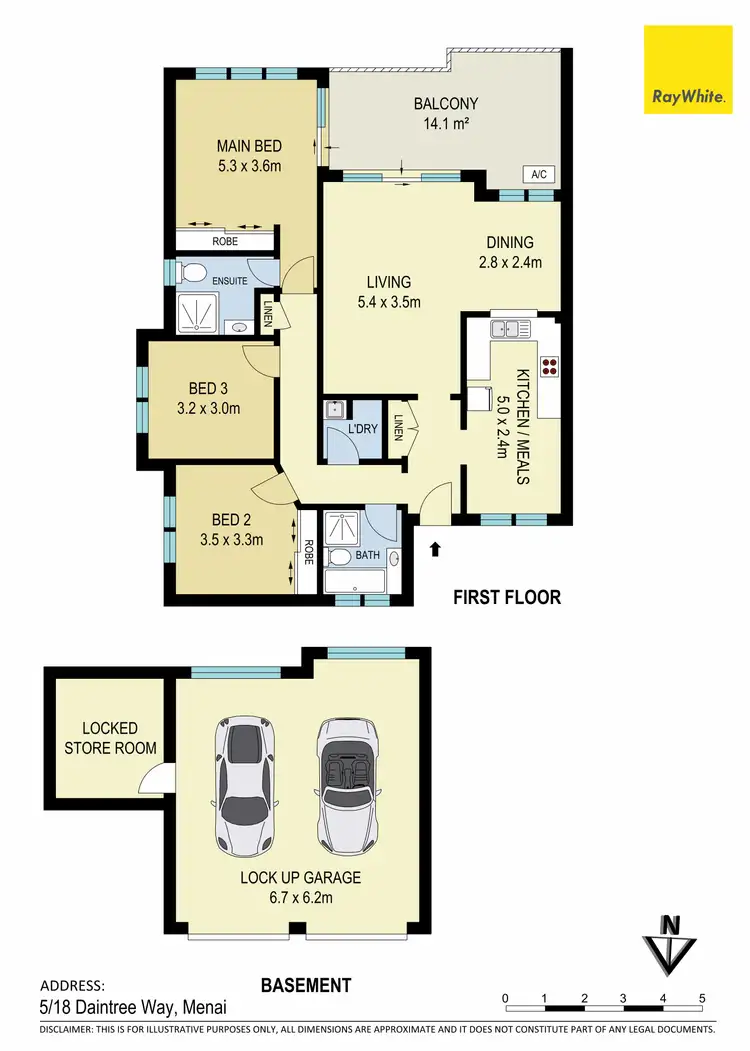 Floorplan of Homely apartment listing, 5/18 Daintree Way, Menai NSW 2234