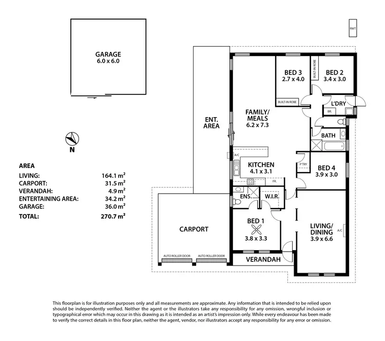 Floorplan of Homely house listing, 14 Silver Birch Drive, Murray Bridge SA 5253