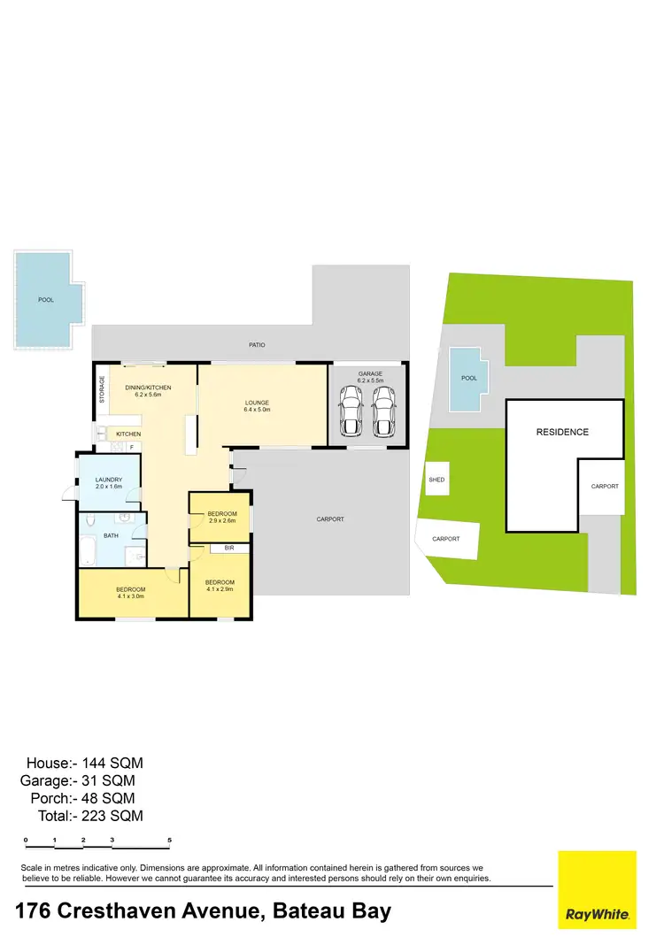 Floorplan of Homely house listing, 176 Cresthaven Avenue, Bateau Bay NSW 2261