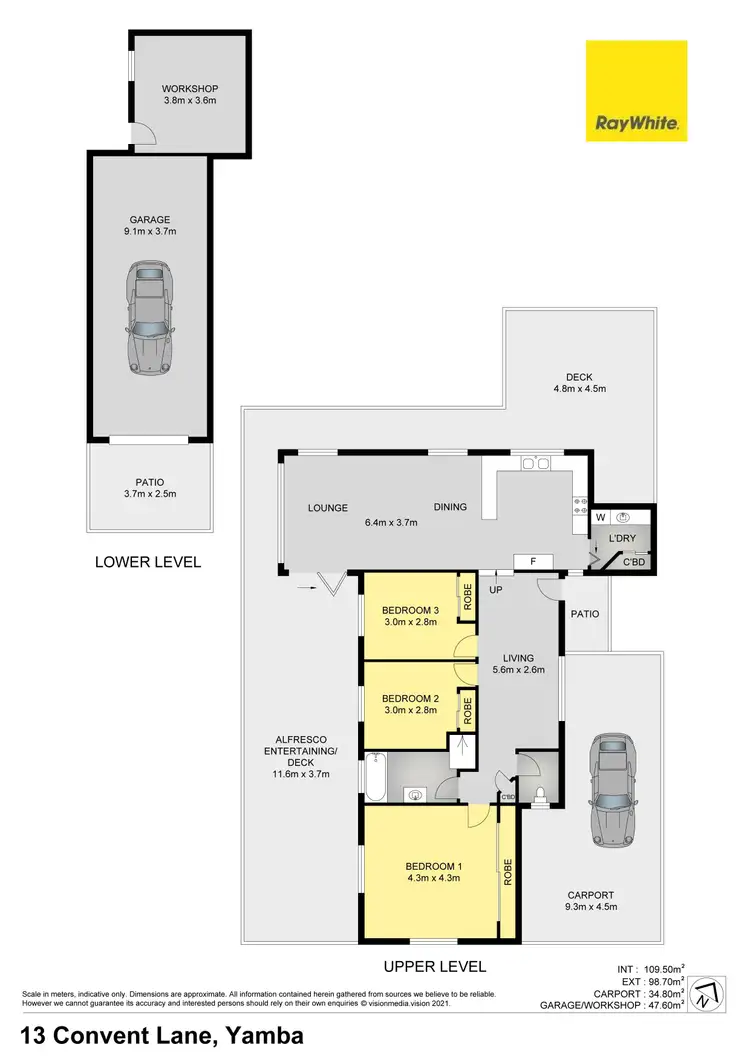 Floorplan of Homely house listing, 13 Convent Lane, Yamba NSW 2464