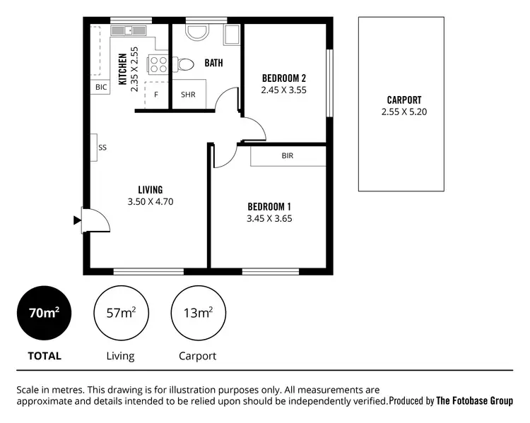 Floorplan of Homely unit listing, 3/58 Charles Street, Norwood SA 5067
