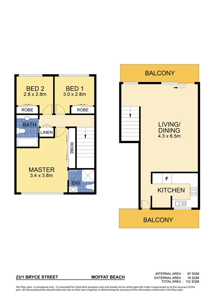 Floorplan of Homely unit listing, Unit 23/1 Bryce Street, Moffat Beach QLD 4551
