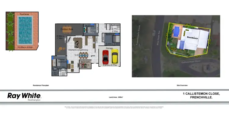 Floorplan of Homely house listing, 1 Callistemon Close, Frenchville QLD 4701