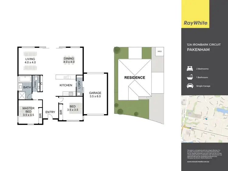Floorplan of Homely house listing, 12A Ironbark Circuit, Pakenham VIC 3810