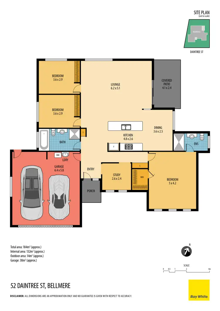 Floorplan of Homely house listing, 52 Daintree Street, Bellmere QLD 4510