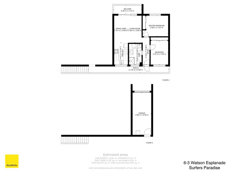 Floorplan of Homely apartment listing, 6/3 Watson Esplanade, Surfers Paradise QLD 4217