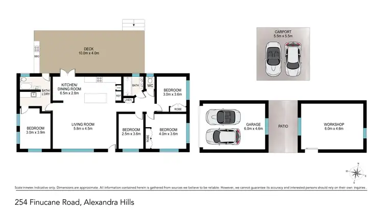 Floorplan of Homely house listing, 254 Finucane Road, Alexandra Hills QLD 4161