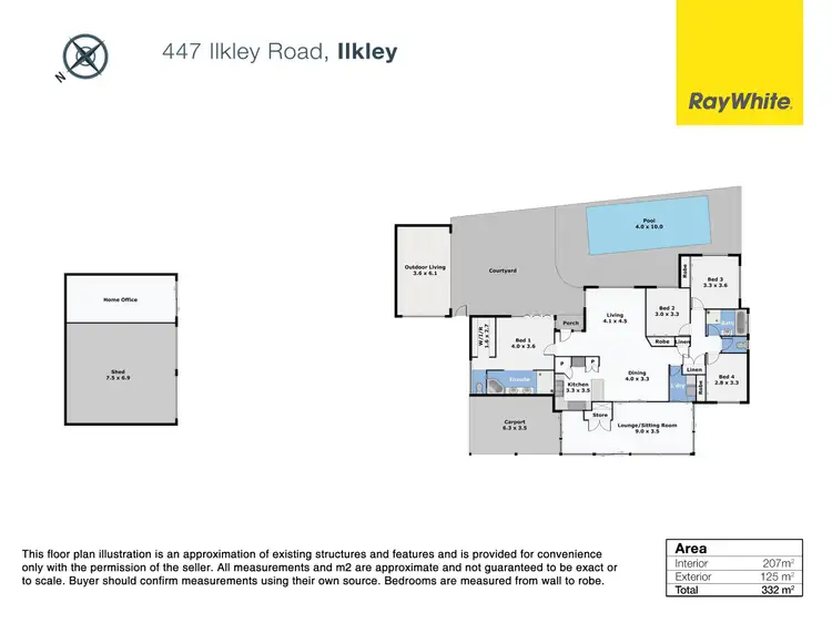 Floorplan of Homely house listing, 447 Ilkley Road, Ilkley QLD 4554