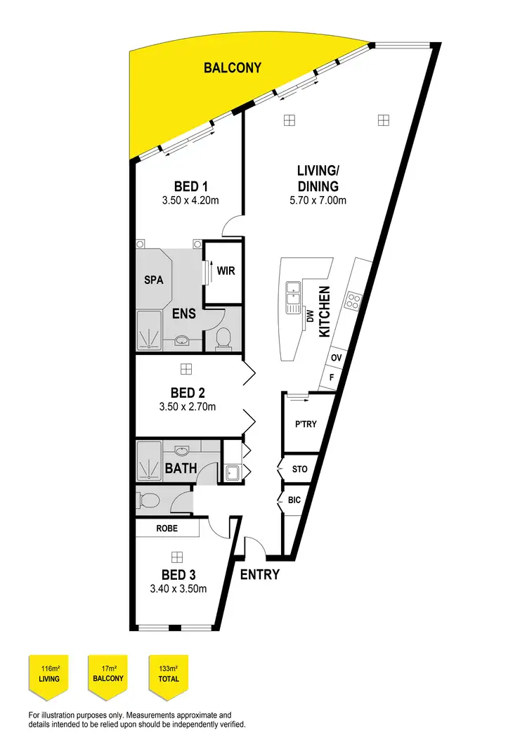 Floorplan of Homely apartment listing, 9/145-147 Hindmarsh Road, Victor Harbor SA 5211