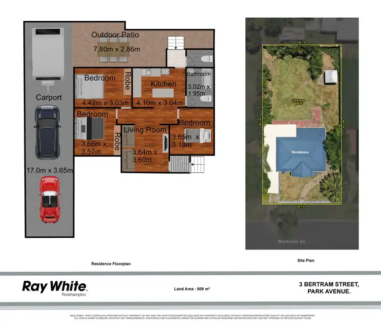 Floorplan of Homely house listing, 3 Bertram Street, Park Avenue QLD 4701