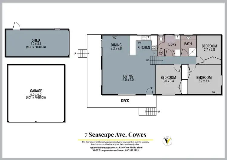 Floorplan of Homely house listing, 7 Seascape Avenue, Cowes VIC 3922