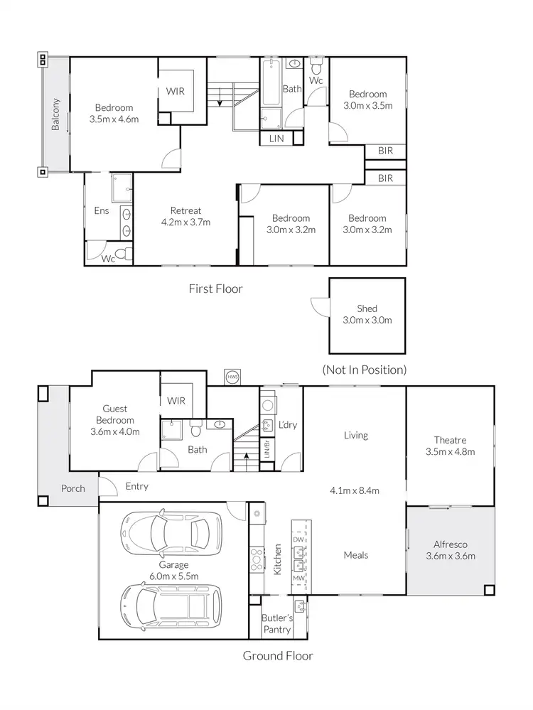 Floorplan of Homely house listing, 29 Caddys Road, Lara VIC 3212