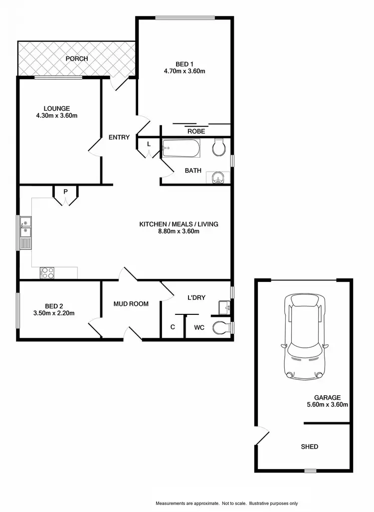 Floorplan of Homely house listing, 9 Third Street, Henty NSW 2658
