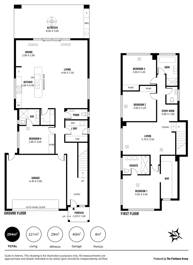Floorplan of Homely house listing, 6A Barbara Street, Fulham Gardens SA 5024