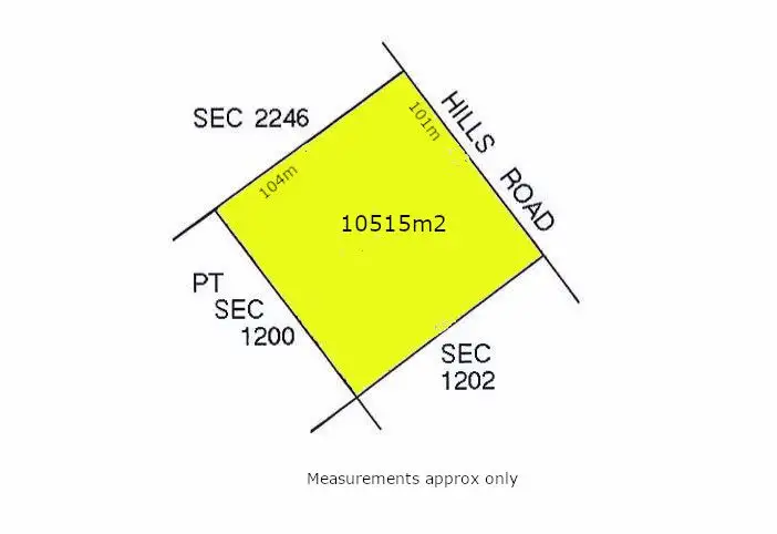 Floorplan of Homely land listing, 17-21 Hills Road, North Moonta SA 5558